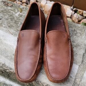 Tod's Vintage Men's Brown Leather Driving Loafers Size 9.5
